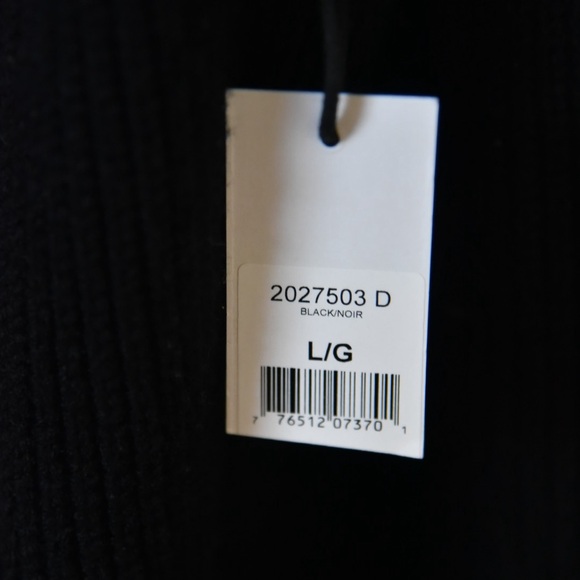 Black Long Sleeved Sweater Dress - Picture 6 of 10